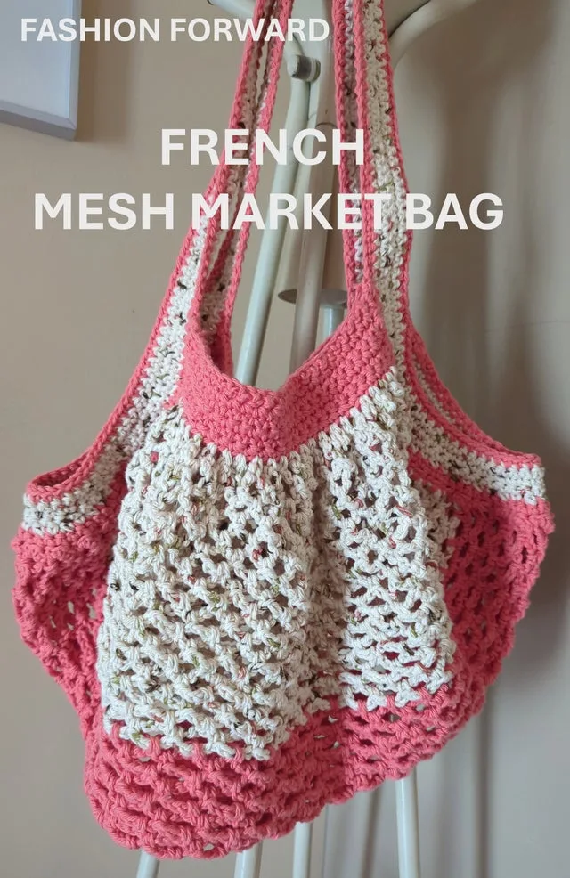 FRENCH MESH MARKET BAGS - UNLINED